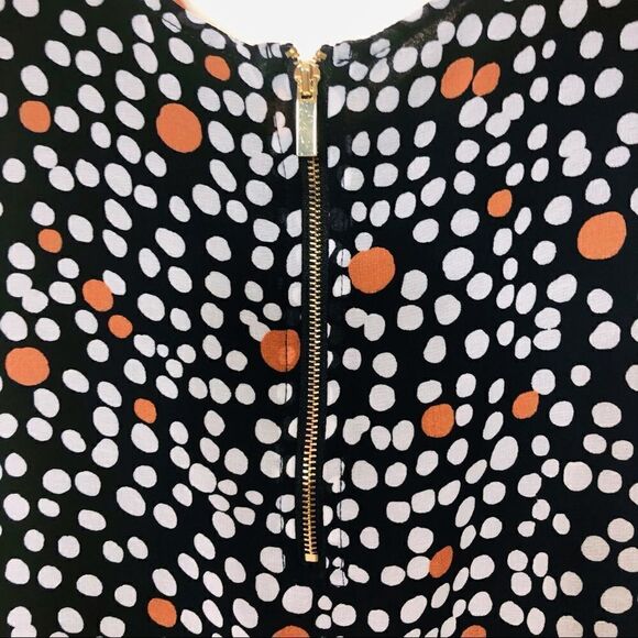 August Silk Polka Dots Sleeveless Tank Top - Picture 4 of 6